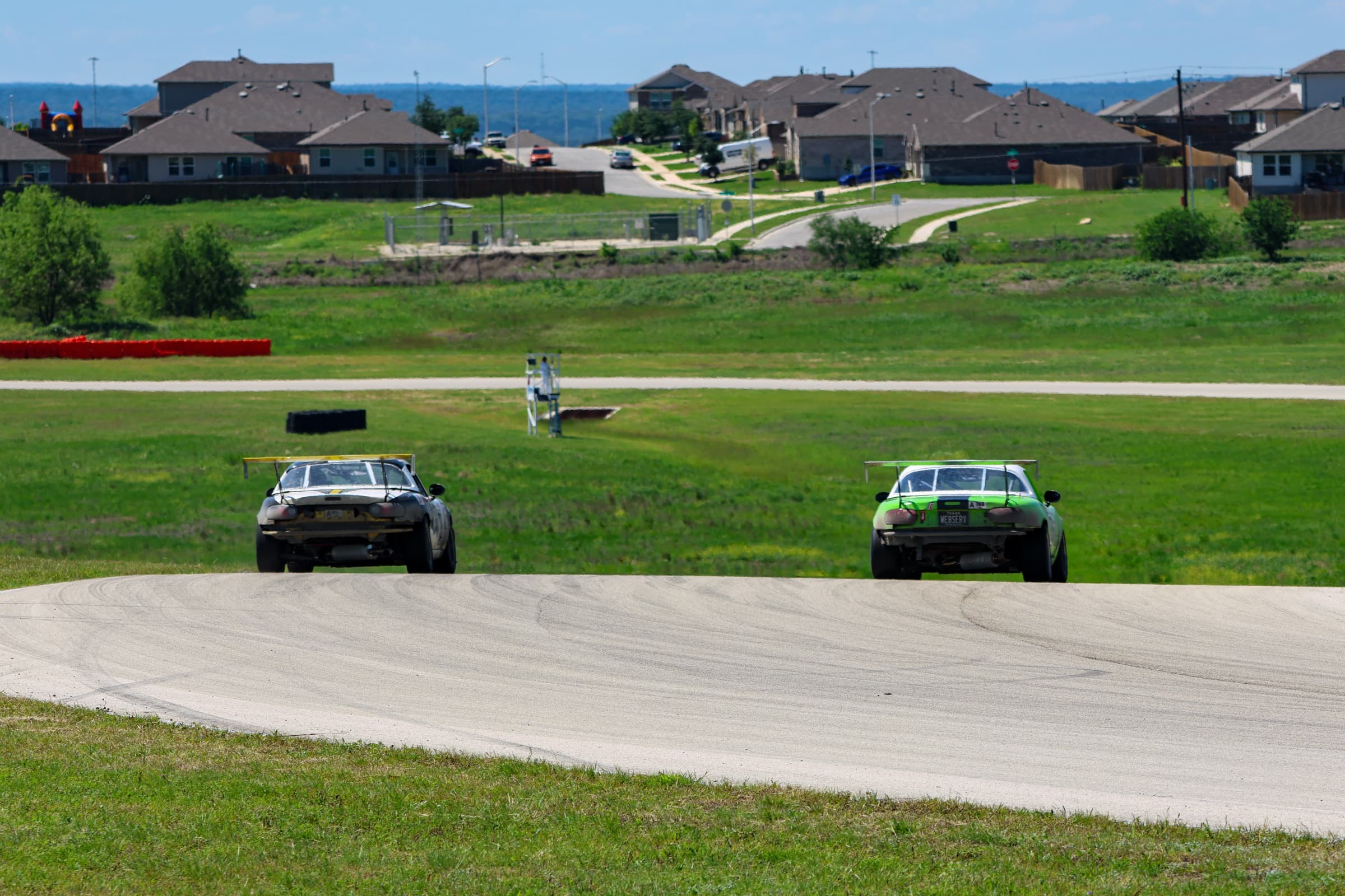 Miata on entry
