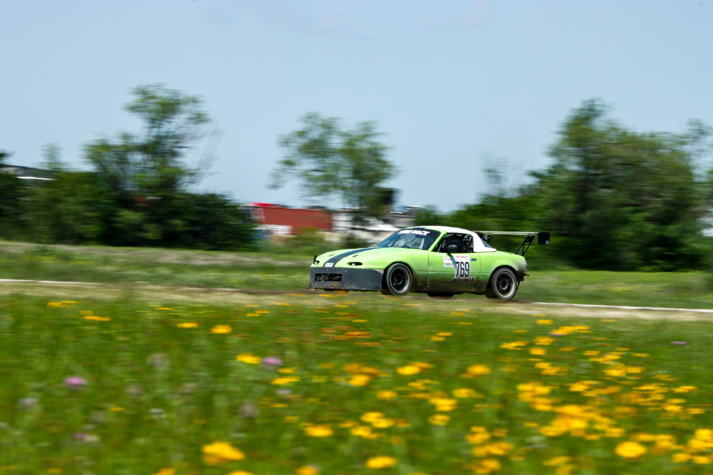 Miata at the apex